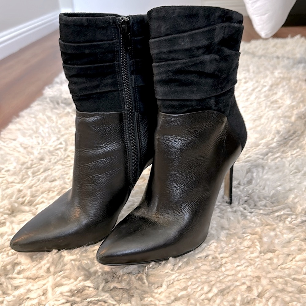 Guess black booties